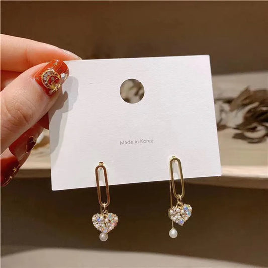 8-57 Rhinestones Shell Women'S Earrings