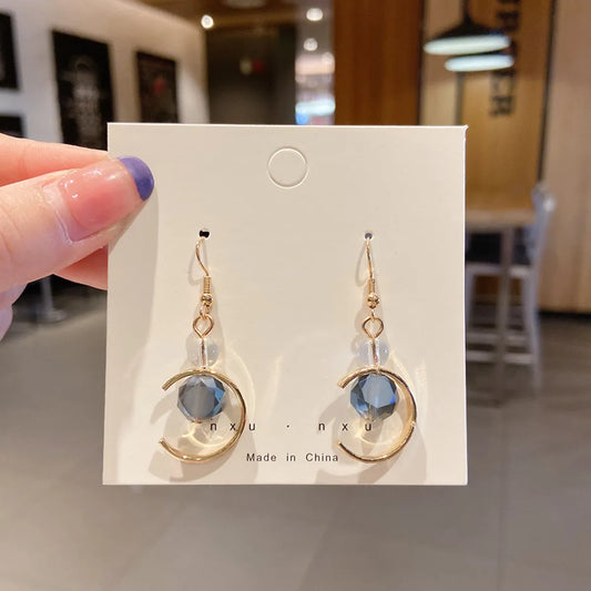 Blue Beads | Artificial Pearls Drop Earrings