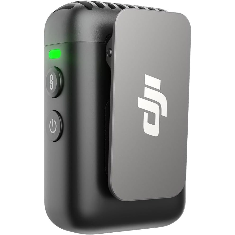 DJI Mic 2 (2 TX + 1 RX + Charging Case), Wireless Microphone, Intelligent Noise Cancelling, 32-bit Float Internal Recording, 250m (820 ft.)