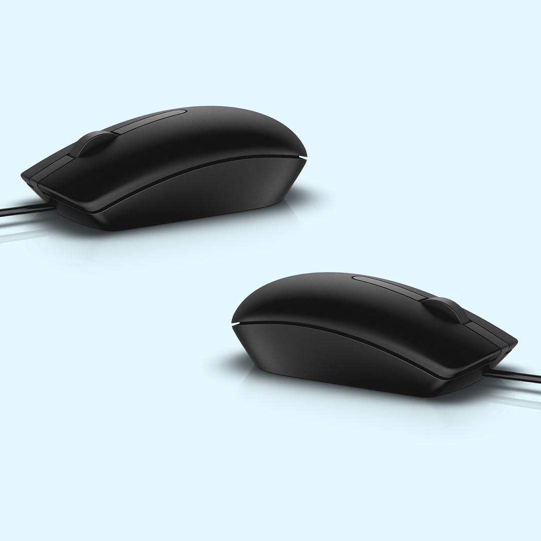 Dell Wired Mouse - MS116 - Black