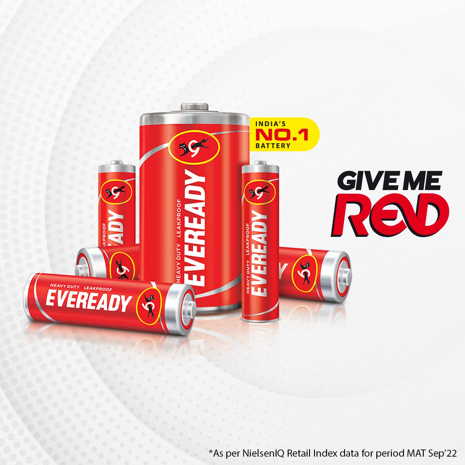 Eveready AAA Heavy Duty Batteries - 10 Pieces (Red)