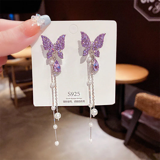 Fairy sweet butterfly earrings (Mix Colors)