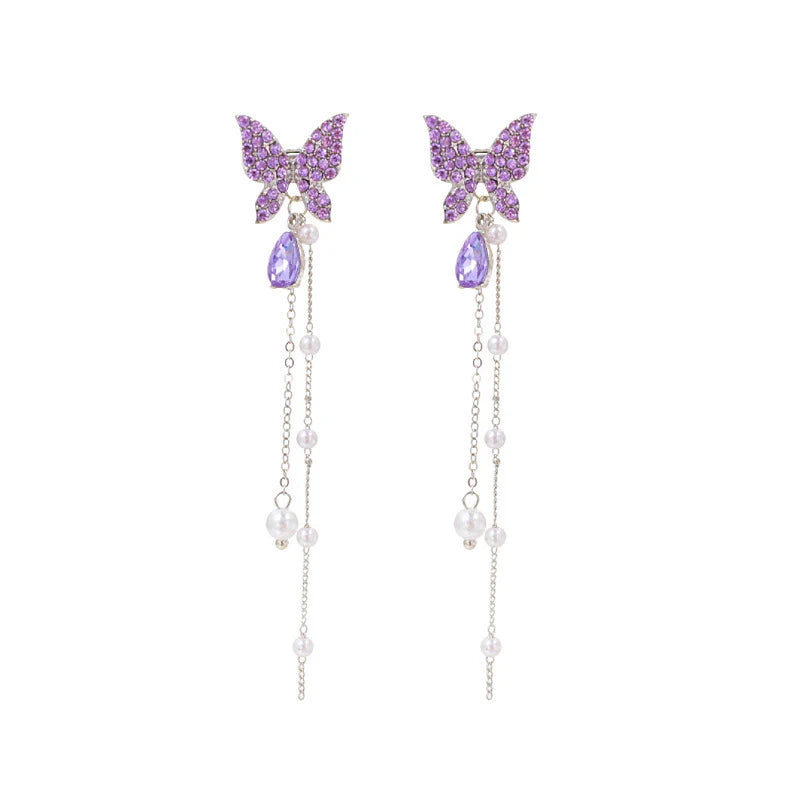 Fairy sweet butterfly earrings (Mix Colors)