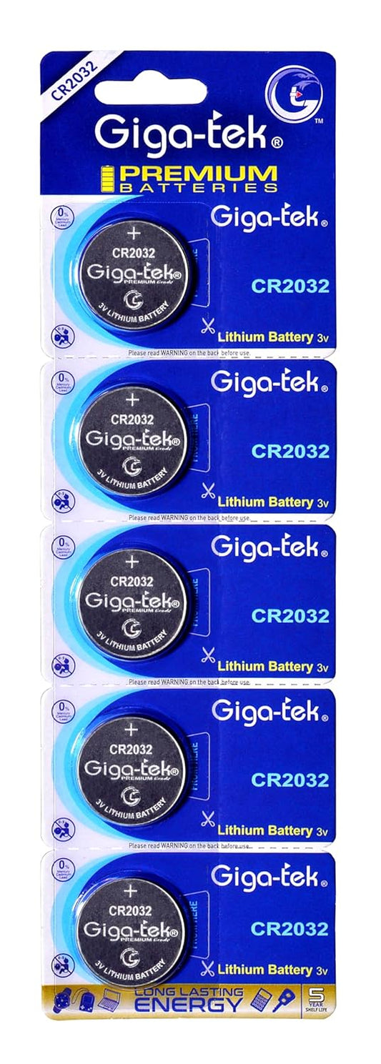 Giga-tek CR2032 Lithium Coin Premium Battery - 1pc
