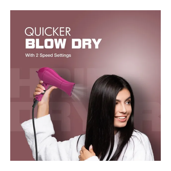 Havells HD1825 1000W Compact Hair Dryer – Lightweight & Travel-Friendly with Gentle Drying