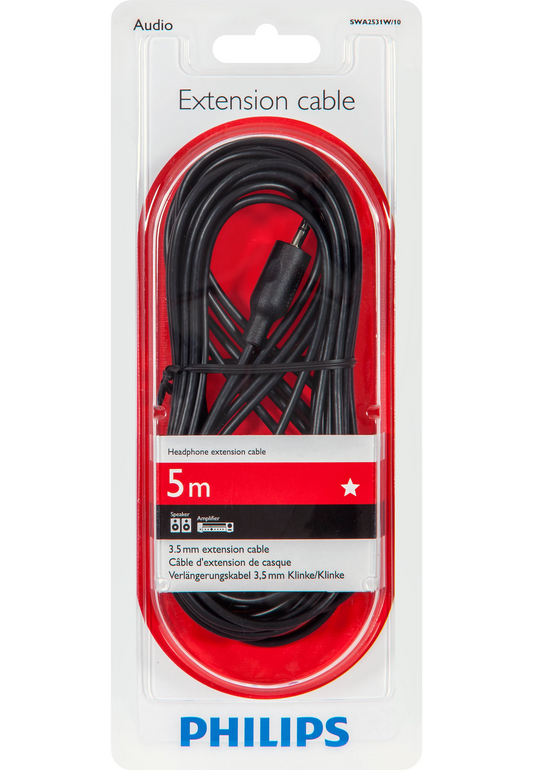 Headphone extension cable SWA2531W/10