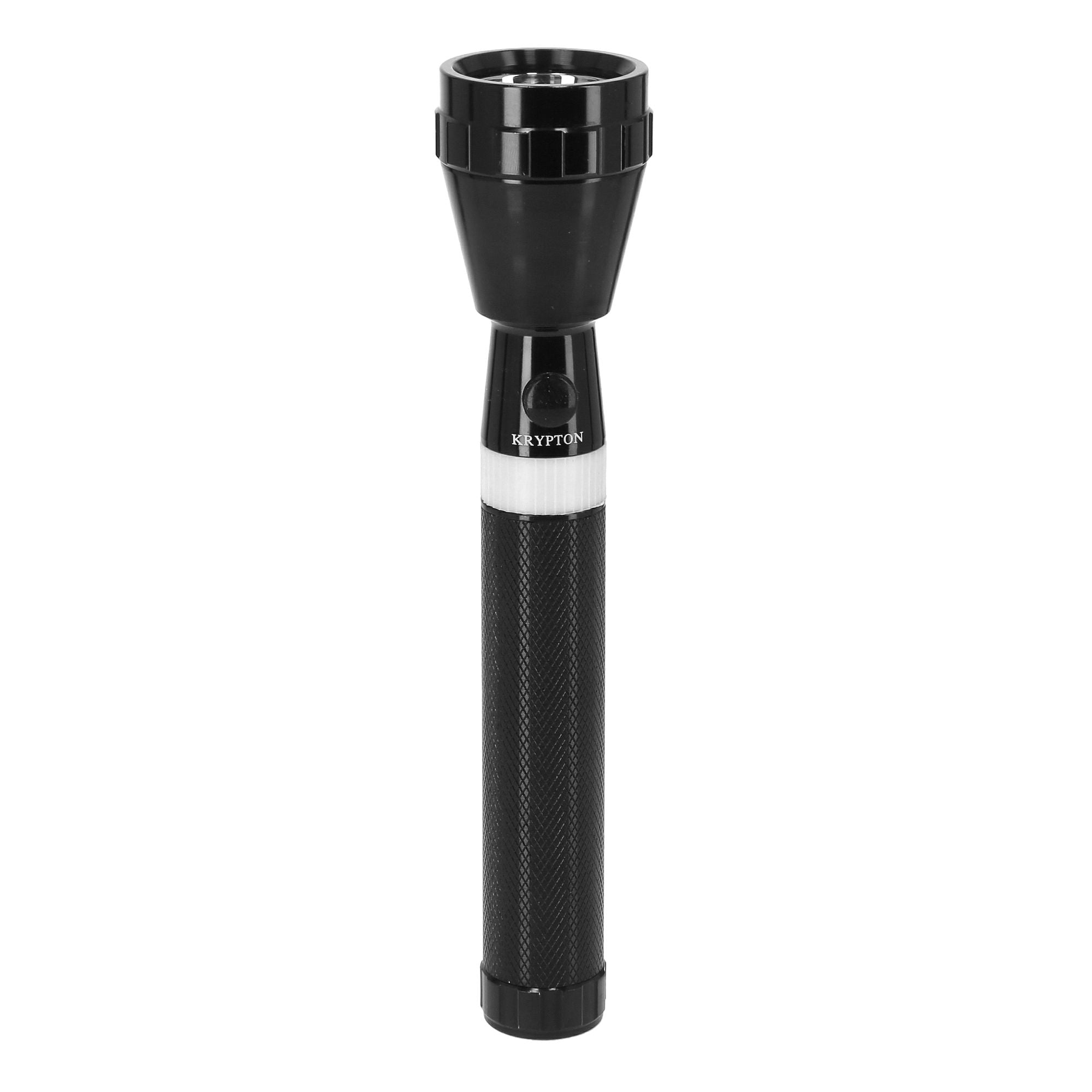 Krypton KNFL5025 Rechargeable LED Flashlight - High Power Flashlight Super Bright CREE LED Torch Light - Built-in 1900mAh Battery, USB Charging - Powerful Torch for Camping Hiking Trekking Outdoor
