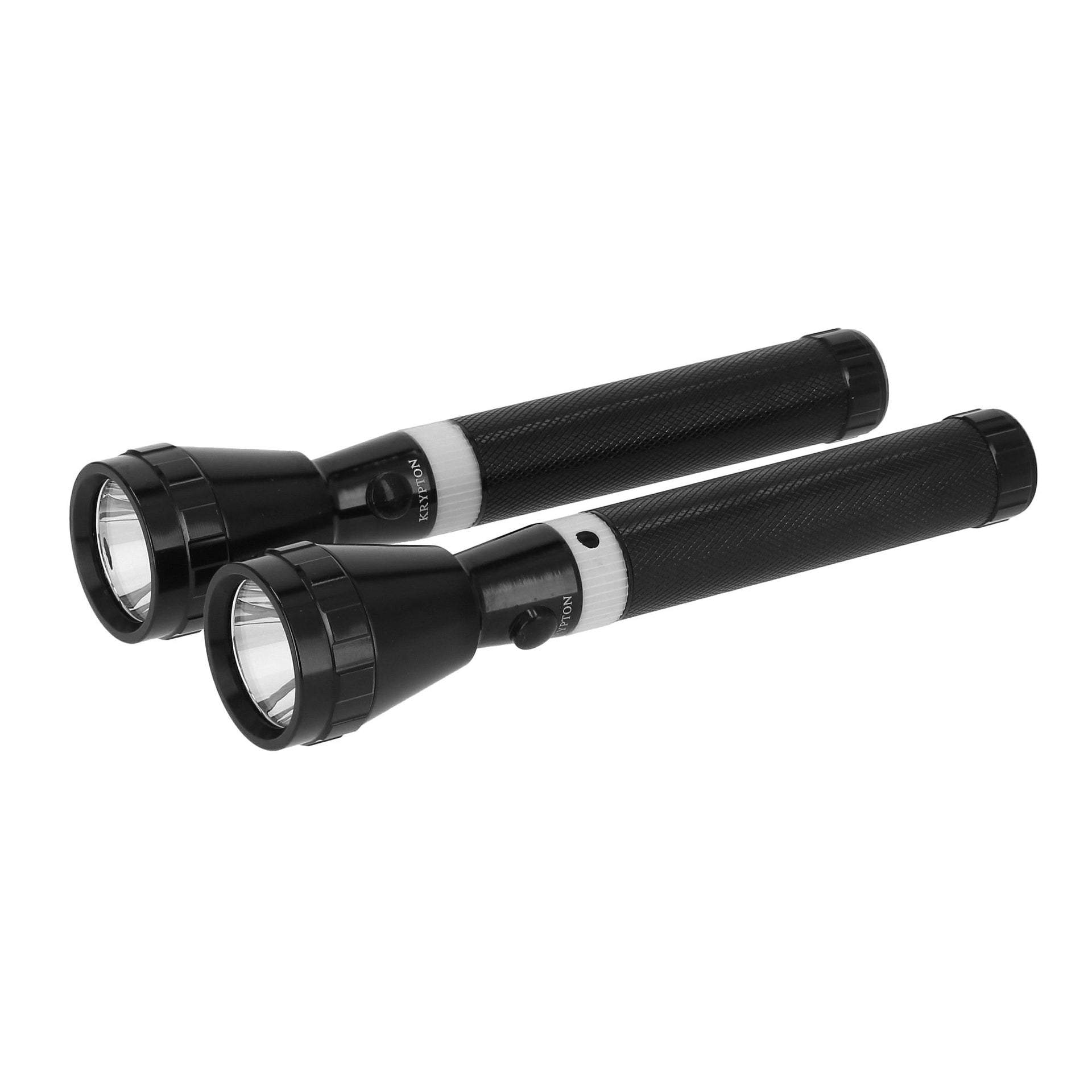 Krypton KNFL5025 Rechargeable LED Flashlight - High Power Flashlight Super Bright CREE LED Torch Light - Built-in 1900mAh Battery, USB Charging - Powerful Torch for Camping Hiking Trekking Outdoor