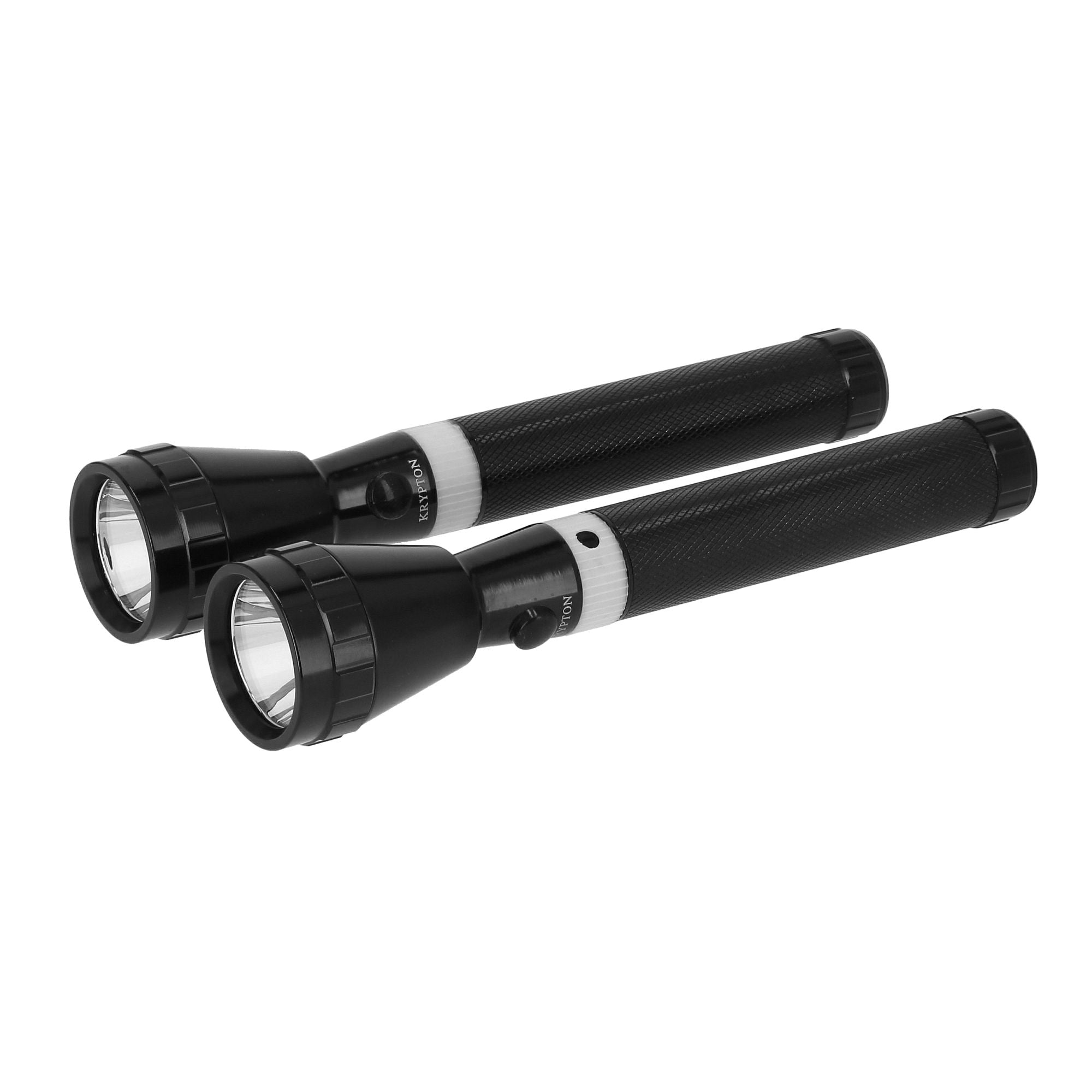 Krypton KNFL5025 Rechargeable LED Flashlight - High Power Flashlight Super Bright CREE LED Torch Light - Built-in 1900mAh Battery, USB Charging - Powerful Torch for Camping Hiking Trekking Outdoor
