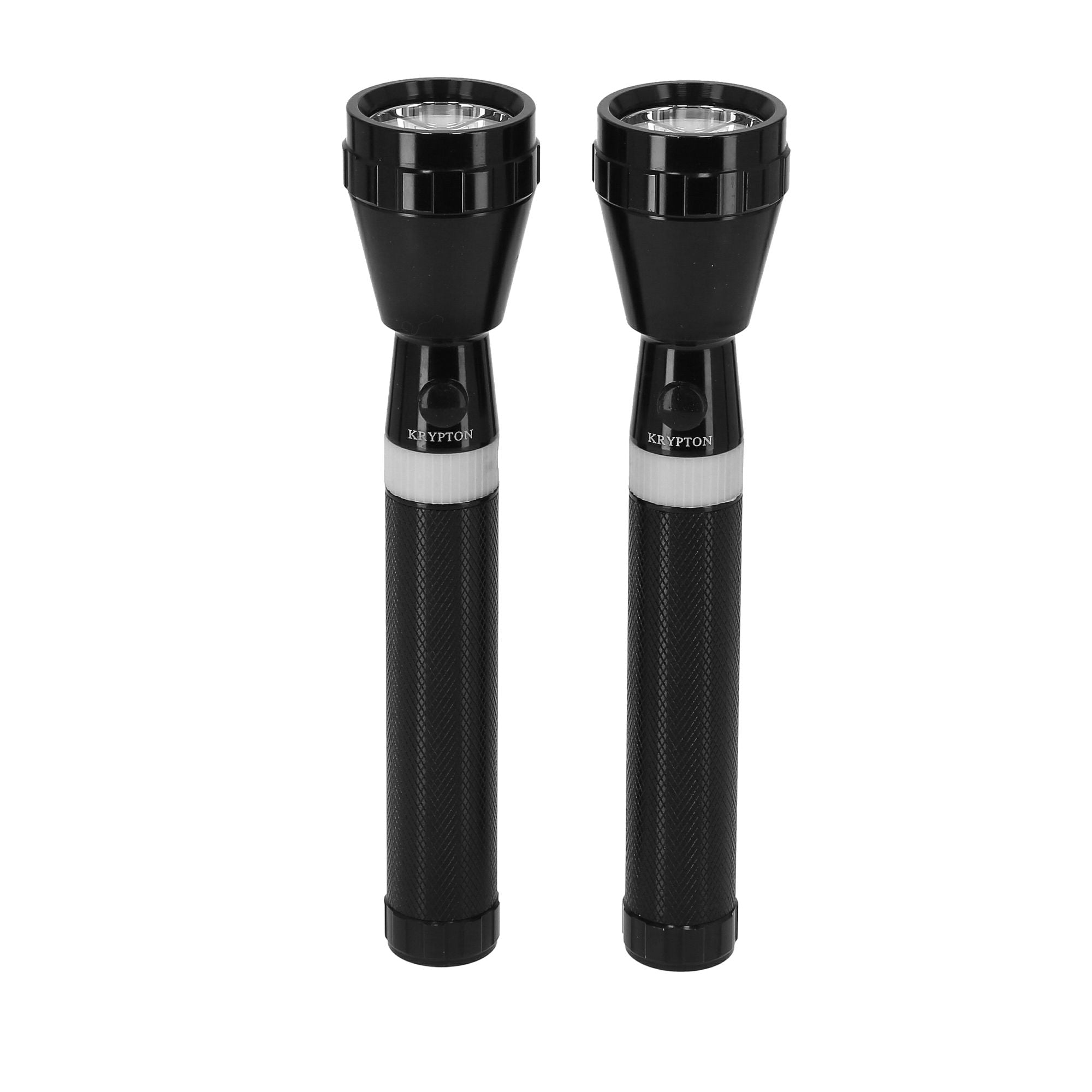 Krypton KNFL5025 Rechargeable LED Flashlight - High Power Flashlight Super Bright CREE LED Torch Light - Built-in 1900mAh Battery, USB Charging - Powerful Torch for Camping Hiking Trekking Outdoor