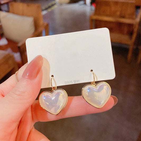 Mermaid love pearl earrings