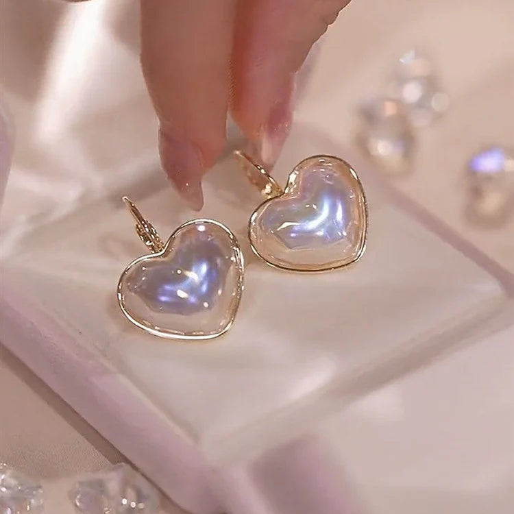 Mermaid love pearl earrings