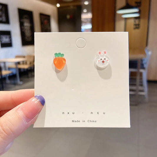 Radish Rabbit | 1 Pair Elegant Simple Style Streetwear Earrings