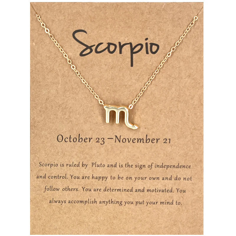 Fashion Constellation Alloy Plating Women's Necklace