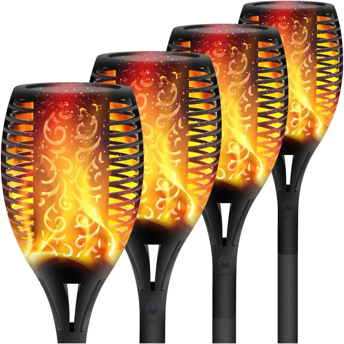 Solar Flame Flickering Torch Light