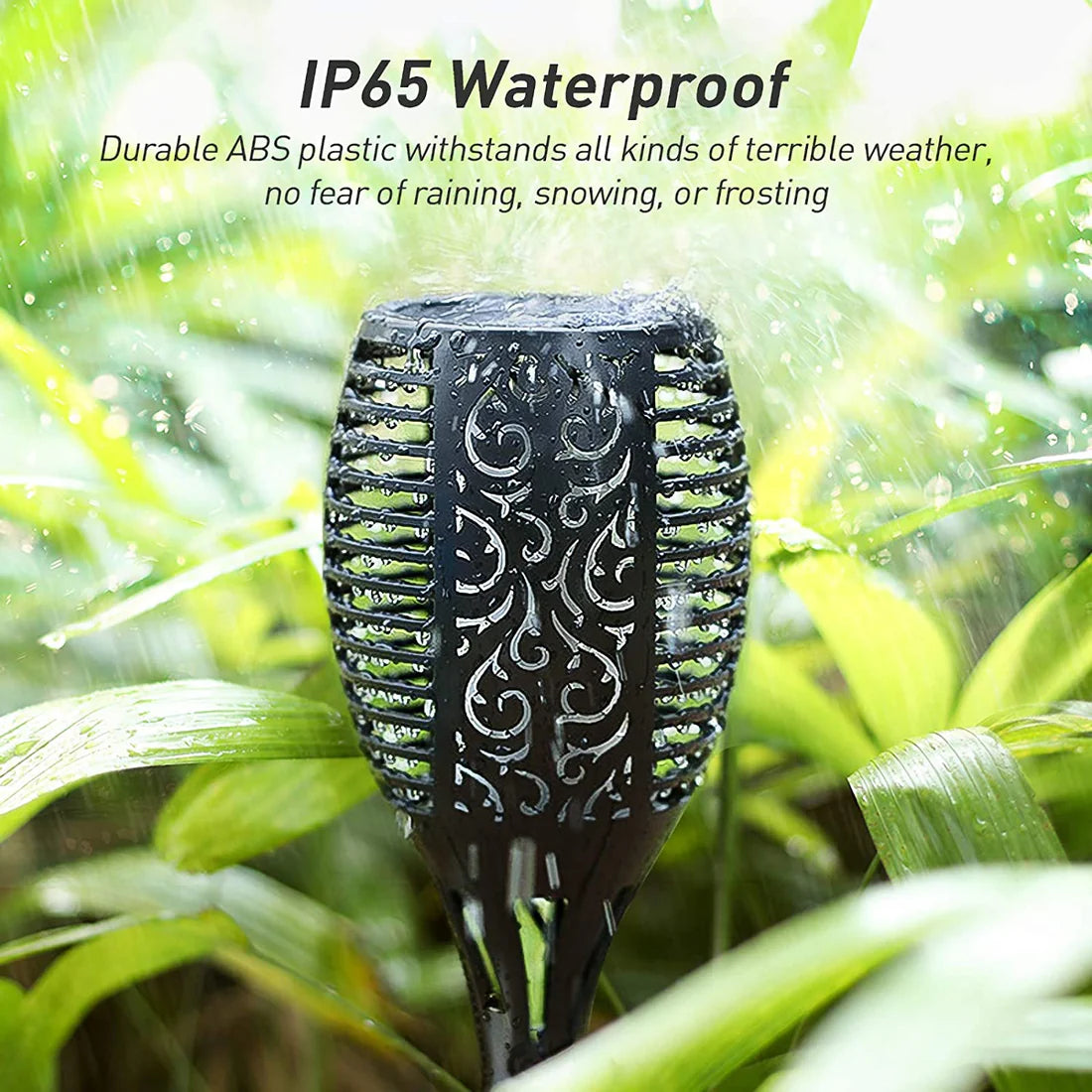 Solar Flame Flickering Torch Light
