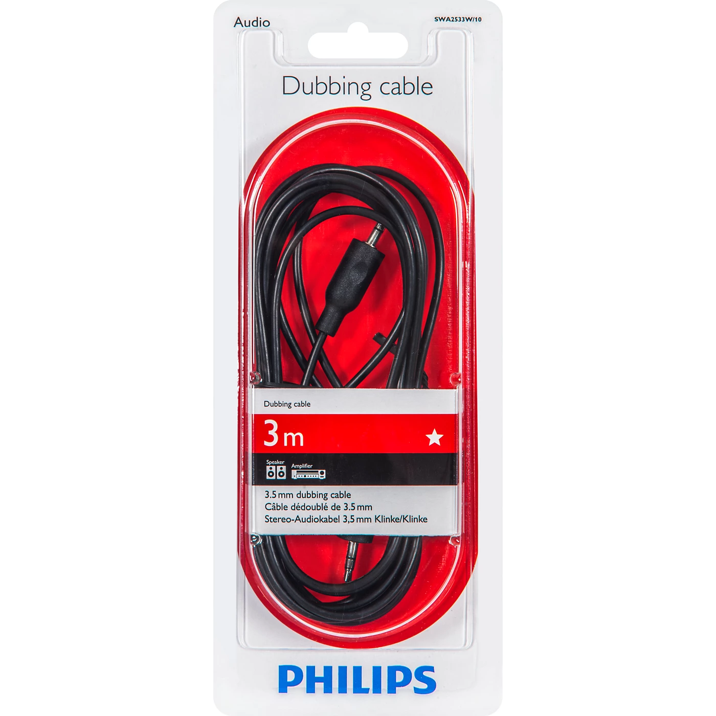 Stereo dubbing cable SWA2533W/10