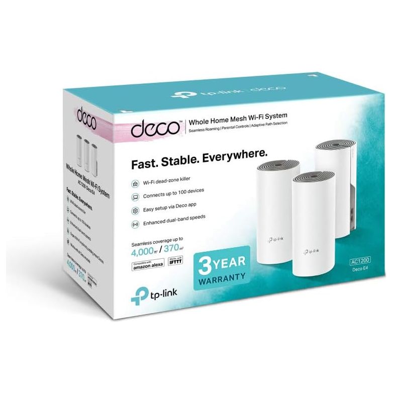 TP-Link Deco E4 Whole Home Mesh Wi-Fi System