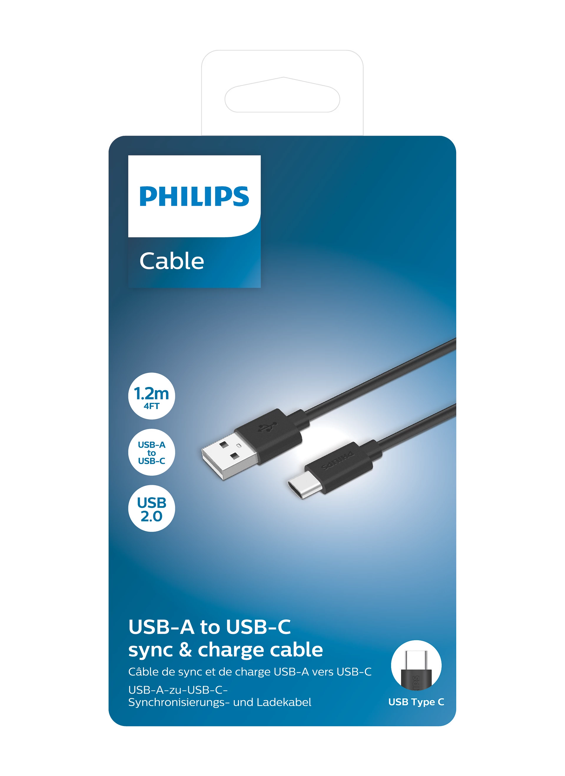 USB-A to USB-C Cable DLC3104A/03