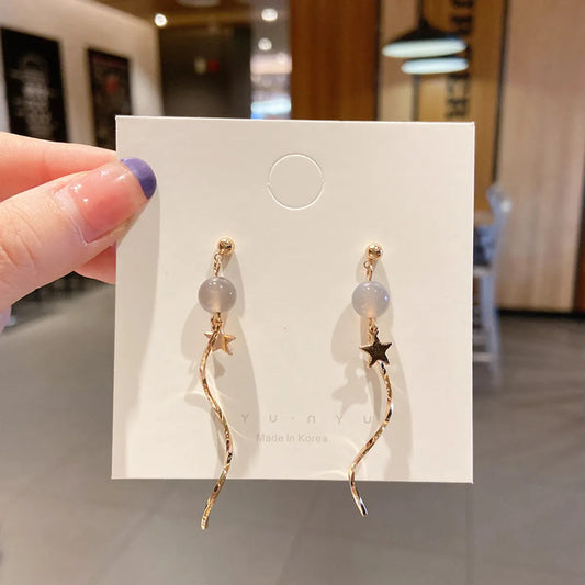 Wave Back to Zhen 1 Pair Elegant Simple Style Streetwear